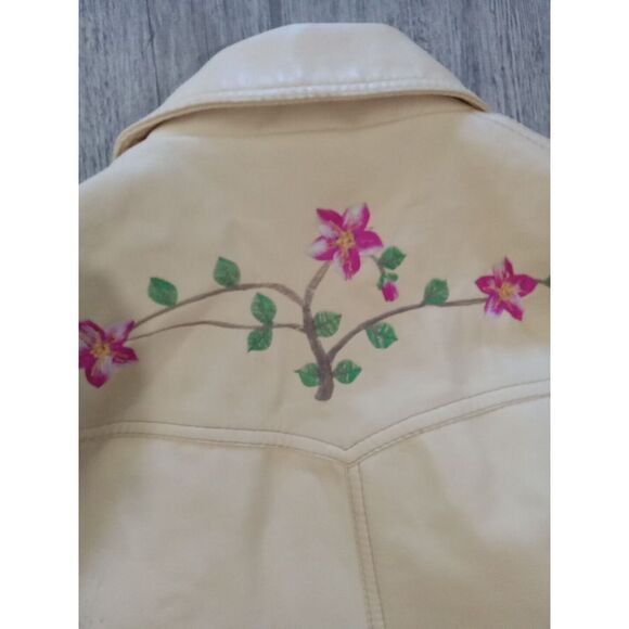 Womens Vegan Embroidered Western Jacket  Faux Leather Med Rondo by mr. murray - Picture 15 of 15